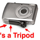 Illustration for article titled Wee Tripods Cling To Your Camera Bottom